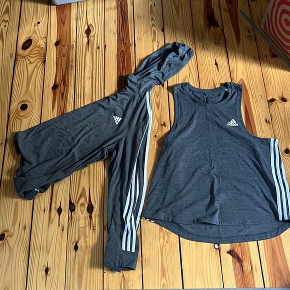 Adidas Tank and Hoodie Set - Picture 1 of 3